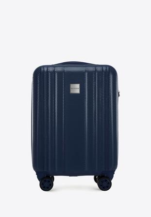 Honeycomb embossed polycarbonate cabin case, navy blue, 56-3P-301-90, Photo 1