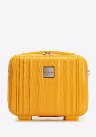 Textured polycarbonate travel case, yellow, 56-3P-304-50, Photo 1
