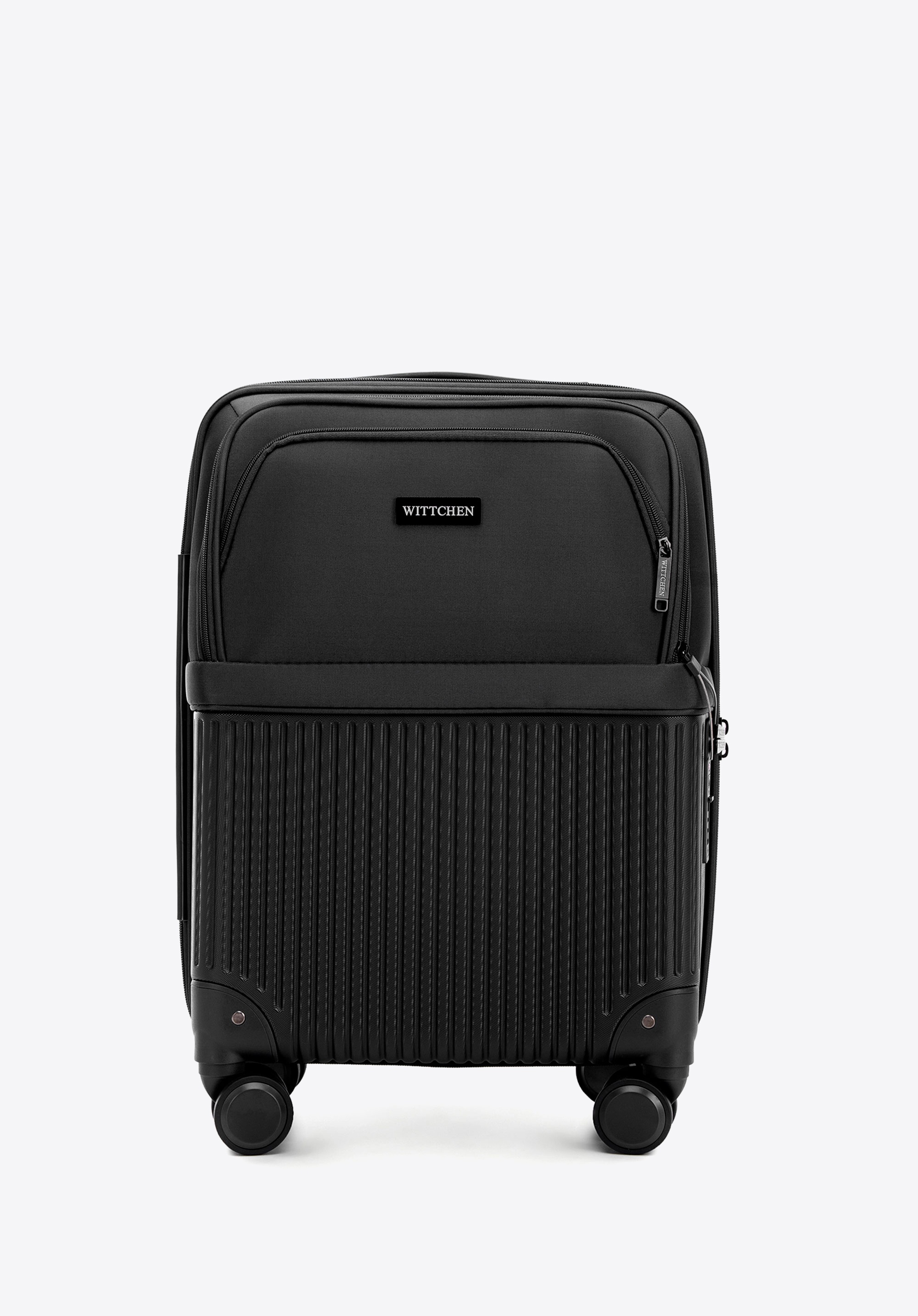 Cabin case made of ABS and nylon, black, 56-3S-881-10, Photo 1