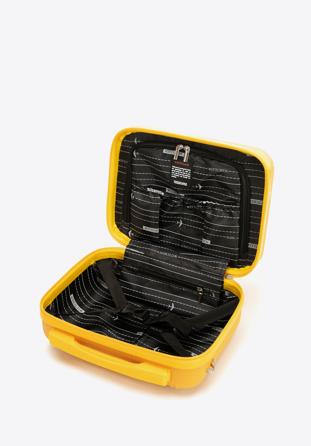 Textured polycarbonate travel case, yellow, 56-3P-304-50, Photo 1