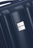 Honeycomb embossed polycarbonate cabin case, navy blue, 56-3P-301-90, Photo 7