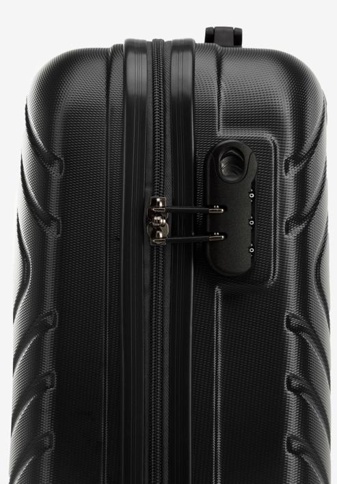 Cabin case with geometric design, black-graphite, 56-3A-751-35, Photo 7