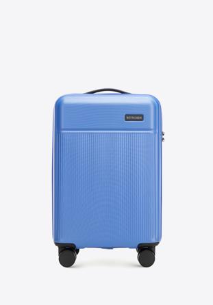 Small suitcase made of ABS material, blue, 56-3A-801-95, Photo 1