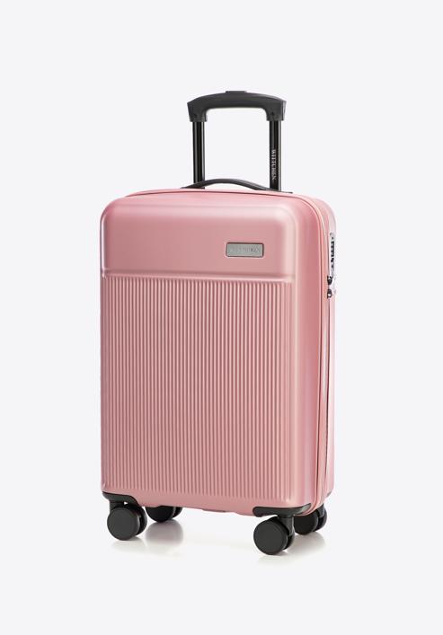 Small suitcase made of ABS material, muted pink, 56-3A-801-10, Photo 4