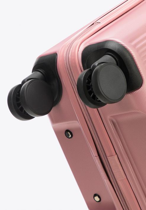Large suitcase made of ABS material, muted pink, 56-3A-803-95, Photo 6