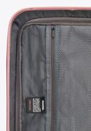 Duża walizka z ABS-u z pionowymi paskami, zgaszony róż, 56-3A-803-34, Zdjęcie 8