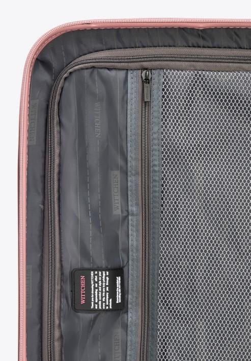 Medium-size suitcase made of ABS material, muted pink, 56-3A-802-10, Photo 8