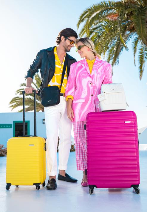 Large suitcase, pink, 56-3A-313-70, Photo 20