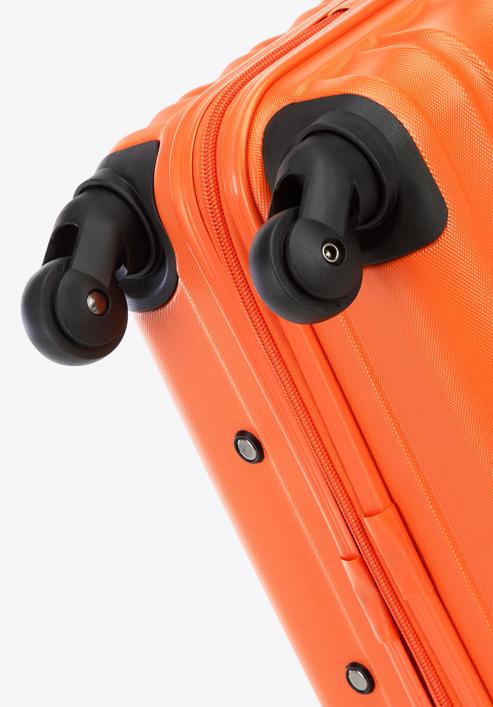 Komplet walizek z ABS-u z żebrowaniem, pomarańczowy, 56-3A-31K-55, Zdjęcie 7