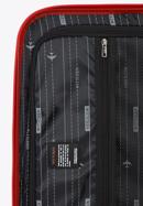 Średnia walizka z ABS-u z żebrowaniem, czerwony, 56-3A-312-31, Zdjęcie 8