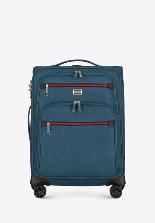 Suitcase, teal blue, 56-3S-501-91, Photo 1