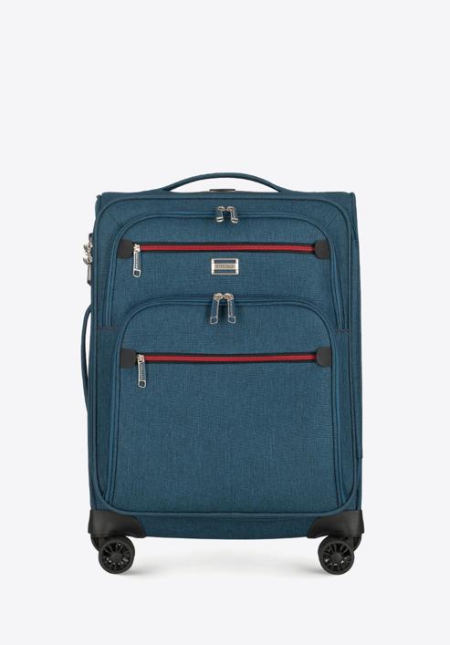 Suitcase, teal blue, 56-3S-501-12, Photo 1