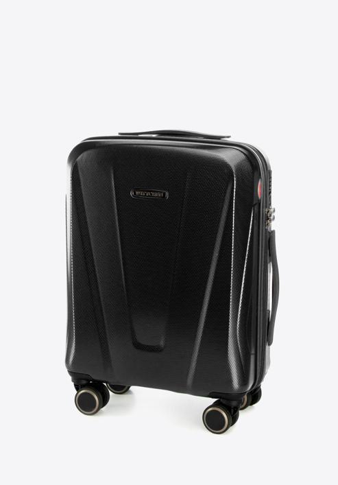 Small suitcase, black-beige, 56-3P-121-36, Photo 4