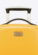 Walizka kabinowa z polikarbonu jednokolorowa, żółty, 56-3P-571-85, Zdjęcie 8