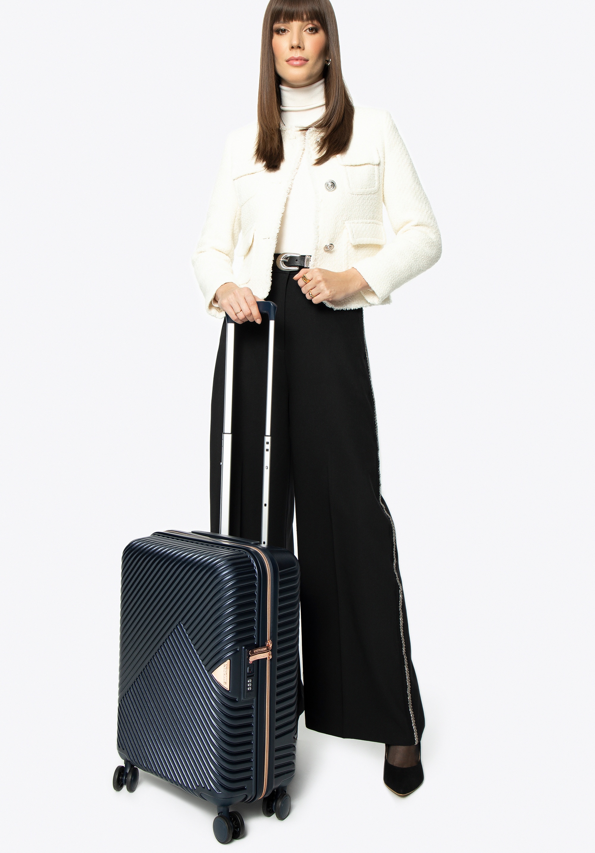 Small suitcase, navy blue, 56-3P-841-90, Photo 1