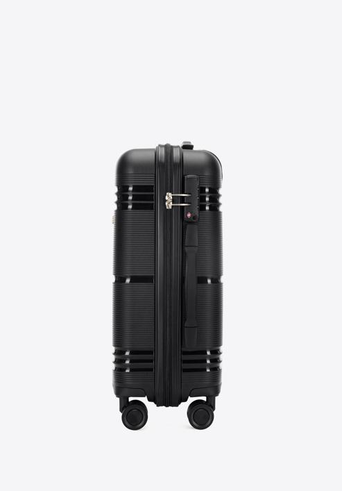 Small polypropylene suitcase, black, 56-3T-141-90, Photo 2