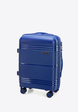 Small polypropylene suitcase, navy blue, 56-3T-141-90, Photo 1
