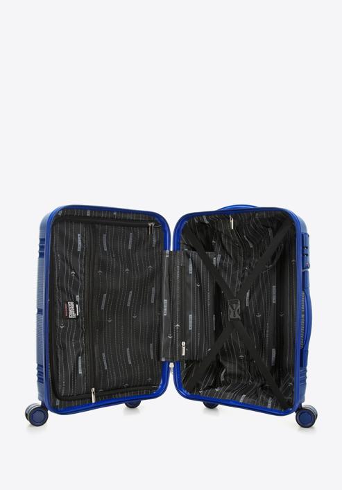 Small polypropylene suitcase, navy blue, 56-3T-141-80, Photo 5