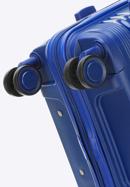 Small polypropylene suitcase, navy blue, 56-3T-141-80, Photo 6
