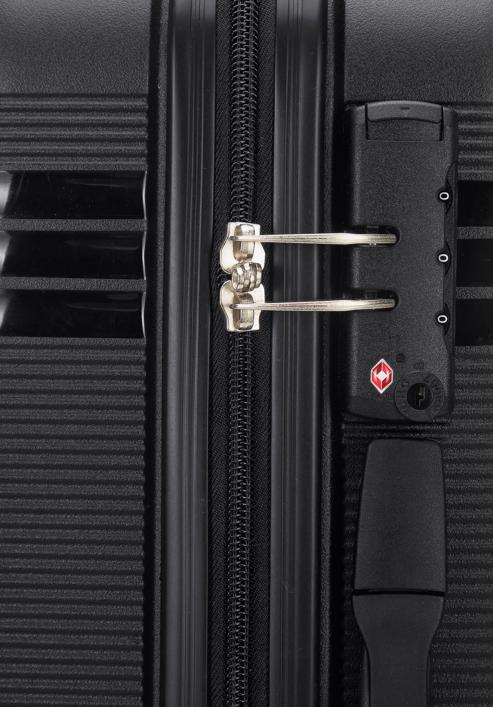 Small polypropylene suitcase, black, 56-3T-141-55, Photo 8