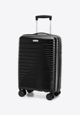 Cabin case with glistening straps, black, 56-3T-161-10, Photo 1