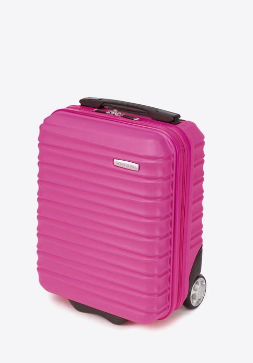 Ribbed hard shell cabin case, pink, 56-3A-315-89, Photo 4