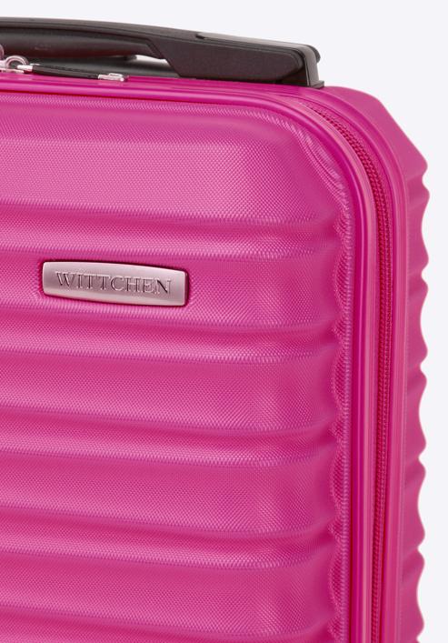 Ribbed hard shell cabin case, pink, 56-3A-315-50, Photo 8