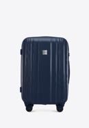Honeycomb embossed polycarbonate medium suitcase I WITTCHEN, navy blue, 56-3P-302-10, Photo 1