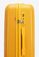 Honeycomb embossed polycarbonate luggage set, yellow, 56-3P-30S-90, Photo 10