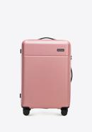 Medium-size suitcase made of ABS material, muted pink, 56-3A-802-10, Photo 1