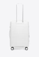 Medium-sized suitcase with glistening straps, off white, 56-3T-162-35, Photo 3