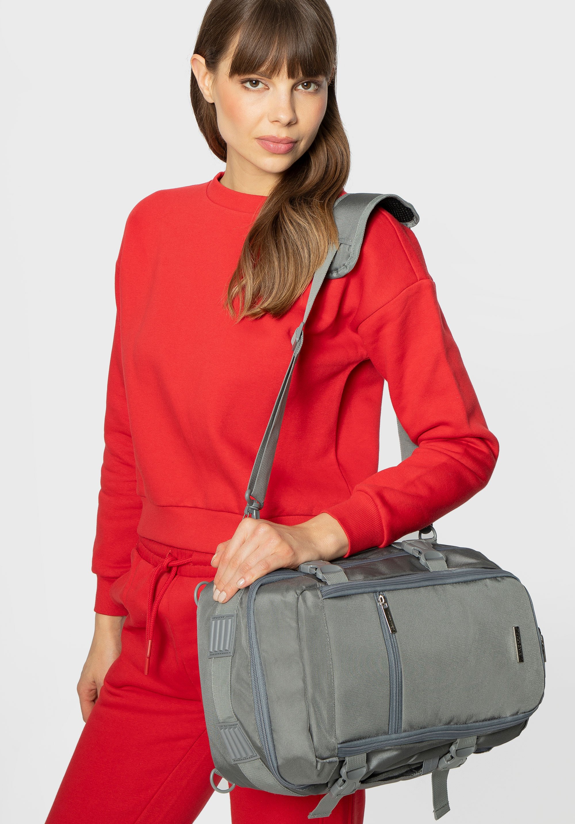 Multifunctional cabin backpack, grey, 29-3P-000-01, Photo 1