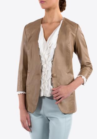 Women's jacket, beige, 80-09-908-9-L, Photo 1