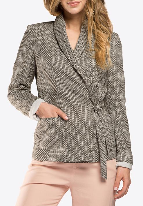 Women's blazer, grey, 86-9W-110-8-XL, Photo 1