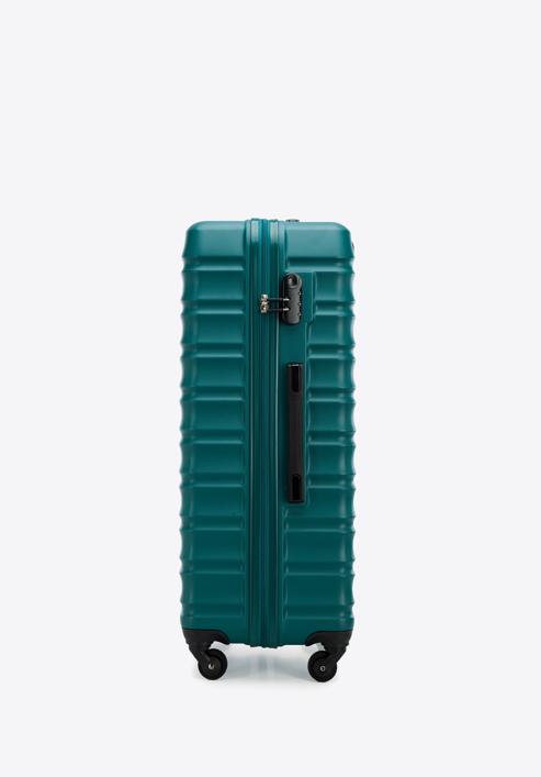Duża walizka z zawieszką, zielony, 56-3A-313-55Z, Zdjęcie 5