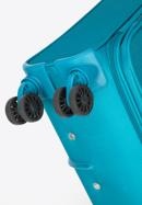 Medium-sized soft shell suitcase, turquoise, 56-3S-652-1, Photo 6