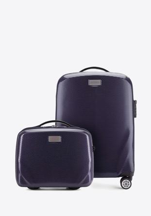 Small suitcase + Toiletry bag, navy blue, 56-3P-571_4-90, Photo 1