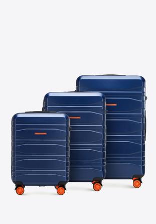 Luggage set, navy blue, 56-3P-70S-91, Photo 1