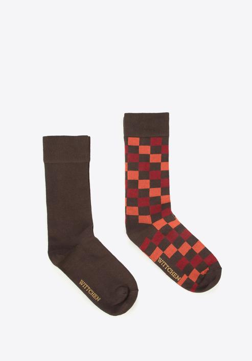 Men's socks gift set, brown-orange, 90-SK-002-X3-40/42, Photo 4