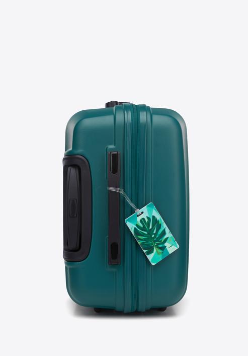 Medium-sized suitcase with luggage tag, green, 56-3A-312-31Z, Photo 4