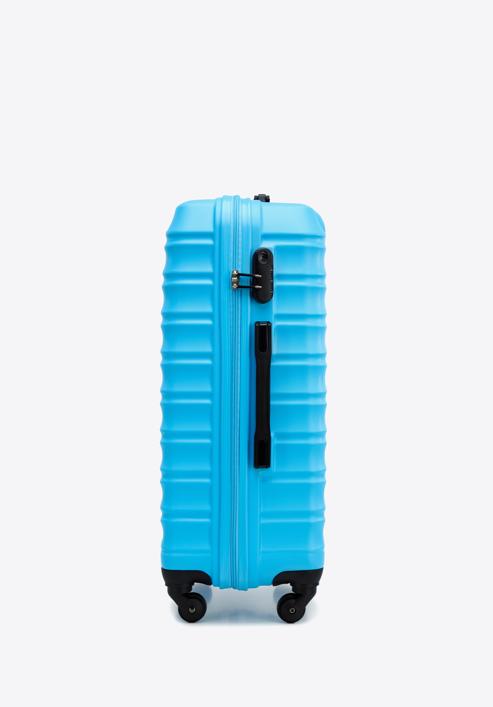 Medium-sized suitcase with luggage tag, blue, 56-3A-312-89Z, Photo 5