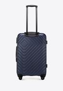 Zestaw walizek z ABS-u z geometrycznym tłoczeniem, granatowy, 56-3A-75S-35, Zdjęcie 5
