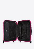 Zestaw walizek z ABS-u z żebrowaniem, różowy, 56-3A-31S-31, Zdjęcie 6
