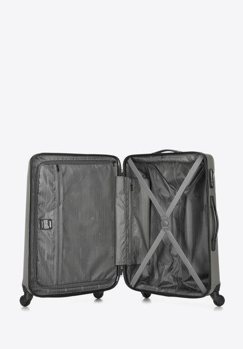Zestaw walizek z ABS-u żłobionych, szampański, 56-3A-65S-90, Zdjęcie 6