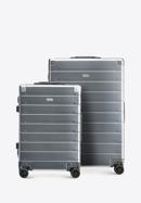 Luggage set, silver, 56-3H-10S-86, Photo 1
