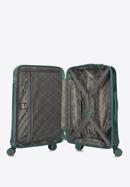 Zestaw walizek z polikarbonu geometrycznych, zielony, 56-3P-12S-96, Zdjęcie 6