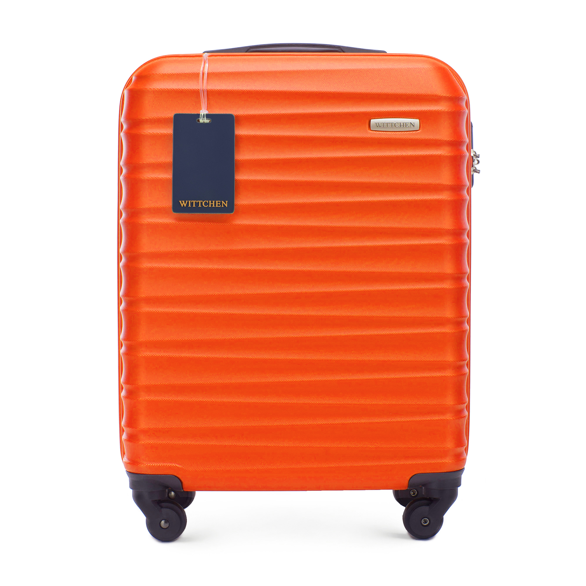 Malý kufor a identifikátor z ABS s logom WITTCHEN, oranžový 56-3A-311-55Z6