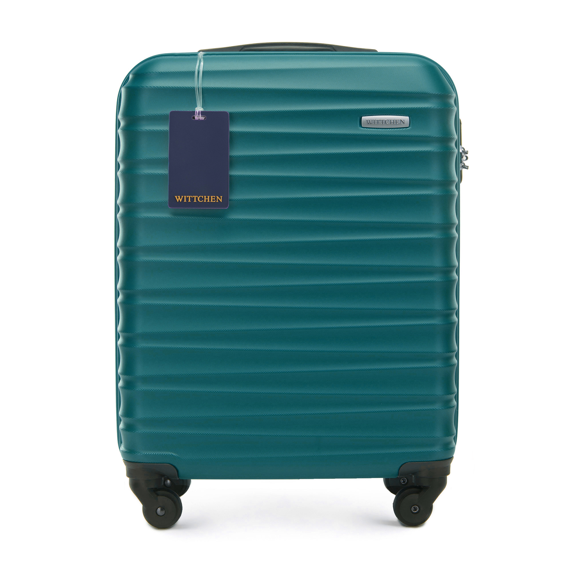 Malý kufor a preukaz totožnosti z ABS s logom WITTCHEN, zelený 56-3A-311-85Z6