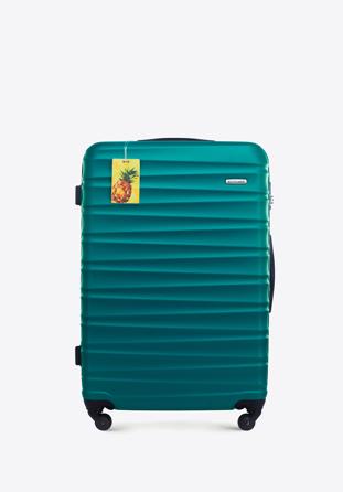 Duża walizka z ABS - u z identyfikatorem, zielony, 56-3A-313-85Z2, Zdjęcie 1